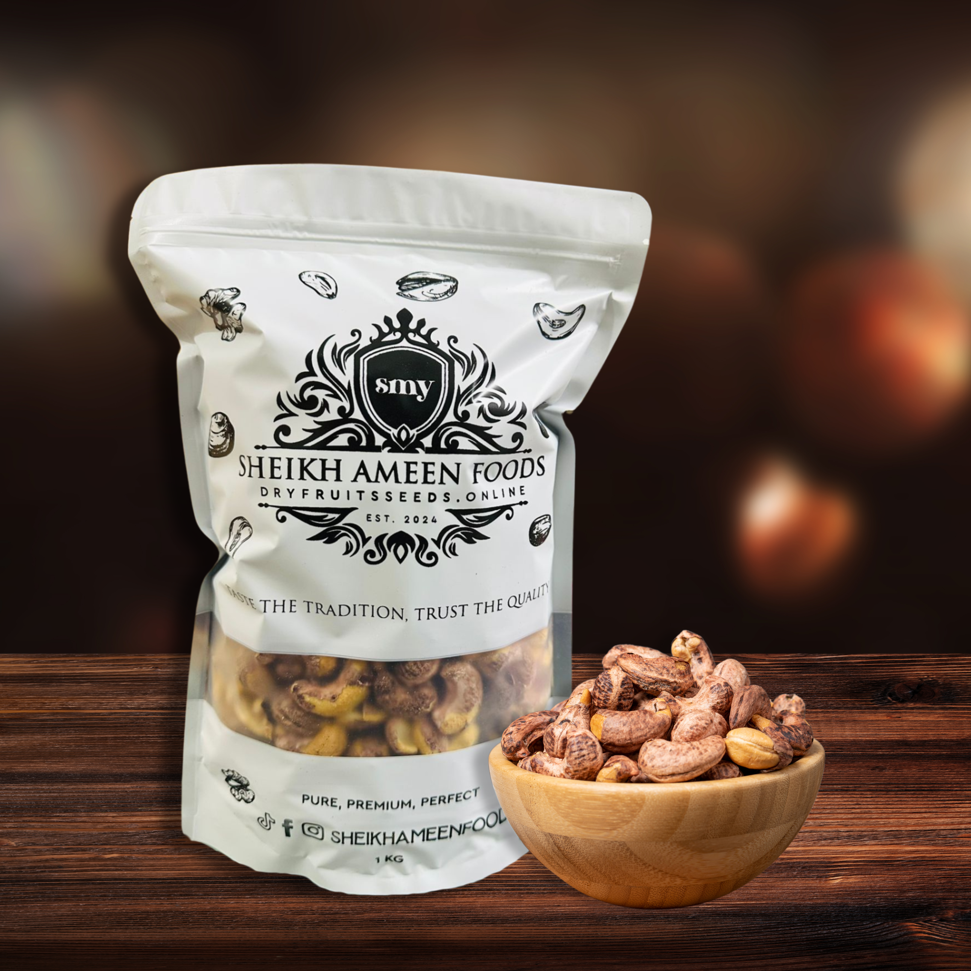 Premium Roasted Cashew Big Size(Kaju) | Sheikh Ameen Foods